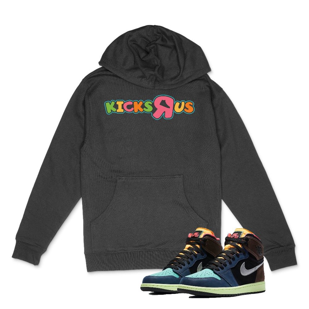 Kicks R Us hoodie to match Air Jordan 1 Retro Bio